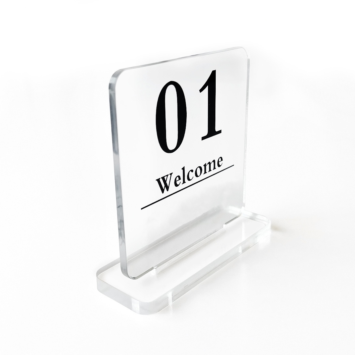 Acrylic Holder Table Card