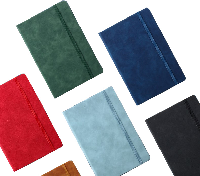 A5 Skin Touch Strap Notepad