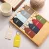 Custom LOGO Blank PU Leather Car Keychain