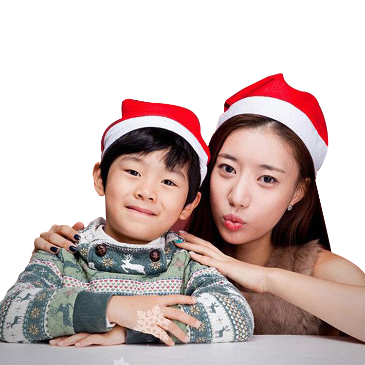 Christmas decorations Adult Child Red Santa hat