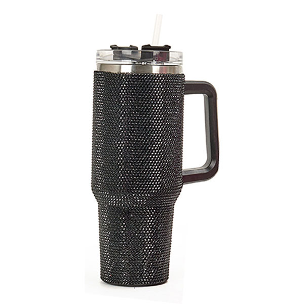 Customized Diamond Studded 40oz Insulated Tumbler