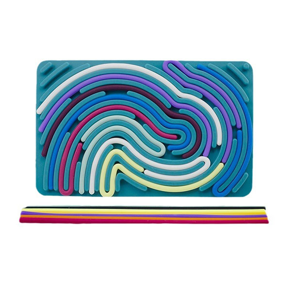 Children's Puzzle Relief Toy Silicone Sensory Activity Board