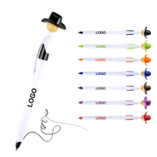 Cartoon Head Hat Ballpoint Pen