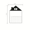 House-Shaped Magnetic Dry Erase Fridge Memo Board Whiteboard