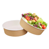 25oz Salad Pasta Kraft Paper Bowls Food Containers