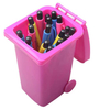 Desk Trash Can Pen Holder