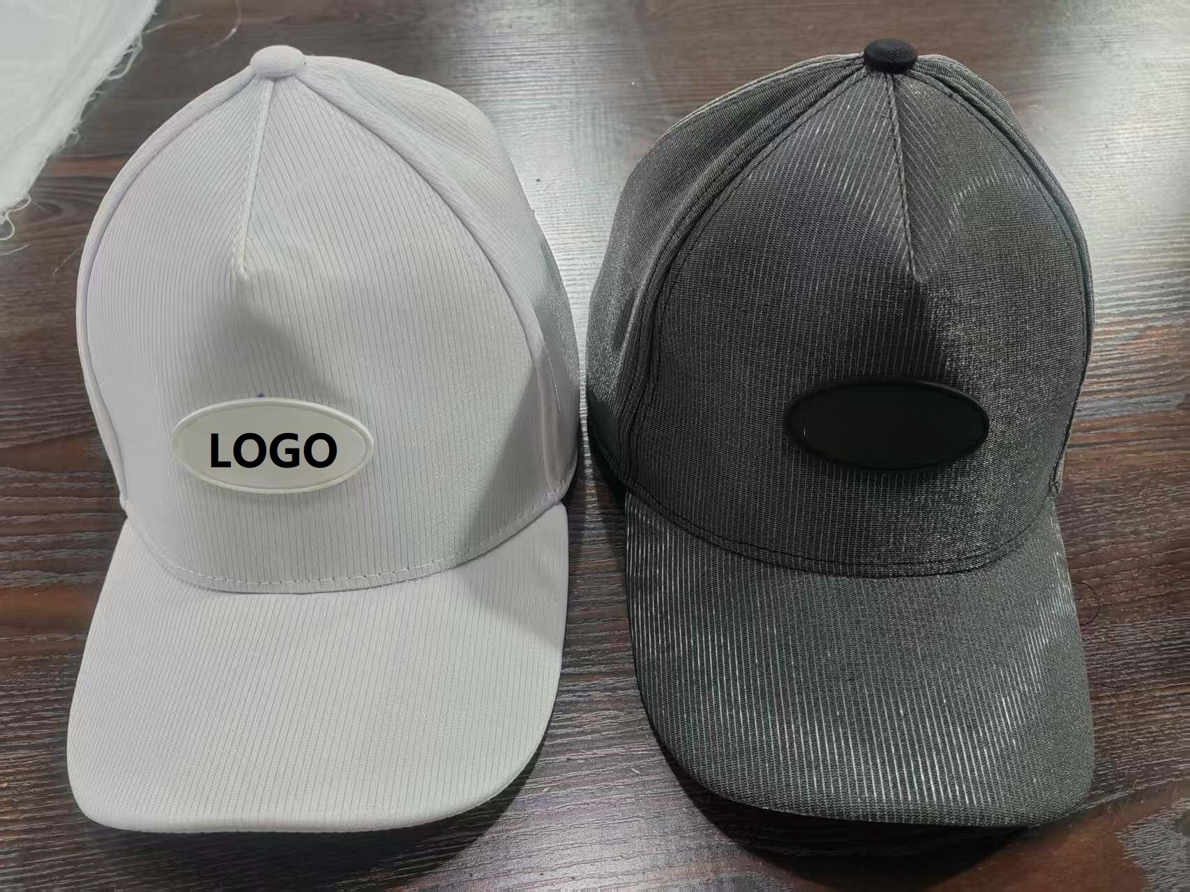 Colorful LED Fiber Optic Rechargeable Baseball Caps Hats