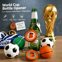 2026 World Cup Bottle Opener Keychain Fridge Magnet