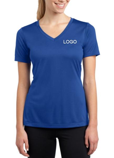 Women's Short-Sleeve V-neck Jersey Tees