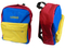 15 x 11.4 x 4.7 Inch Colorful Tri-color Kids Travel Backpack