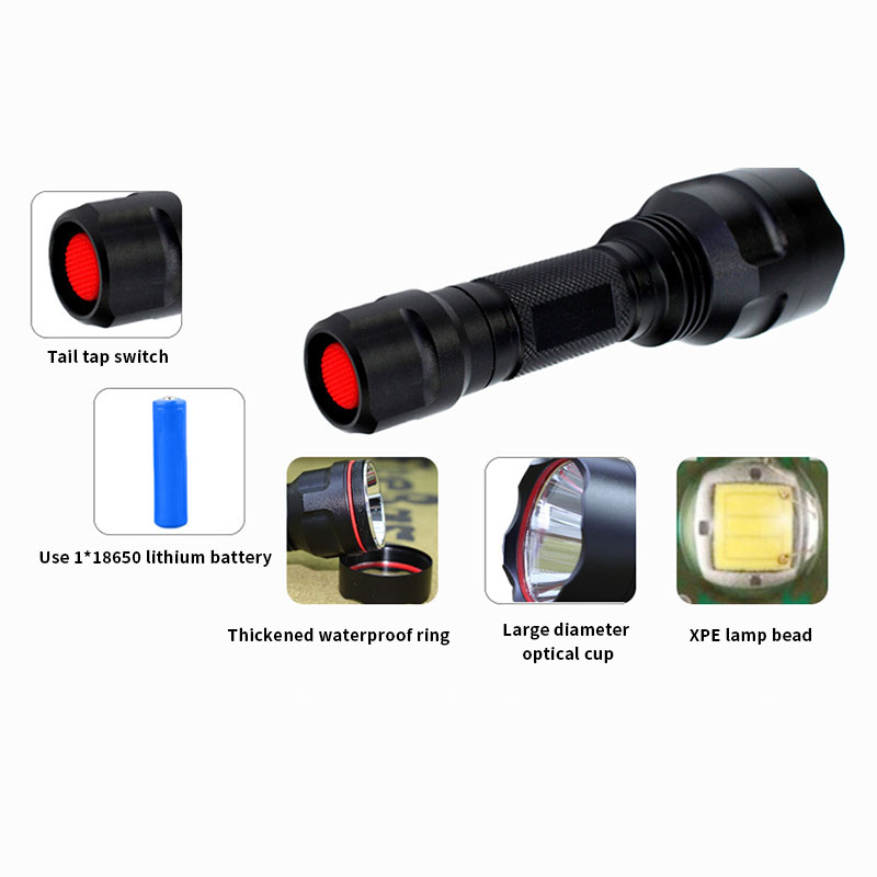 Outdoor Long-range Tactics Flashlight