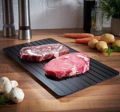 Defrosting Tray for Frozen Meat Rapid and Safe Thawing Food Large Size Defroster Plate Natural Thaw