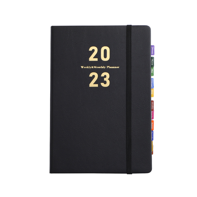 2023 Daily Weekly and Monthly Calendar Planner A5 Hardcover Agenda