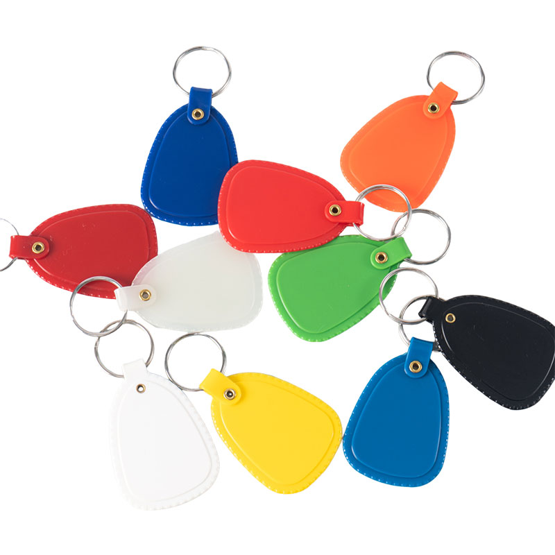 Teardrop Shape Plastic Key Tag