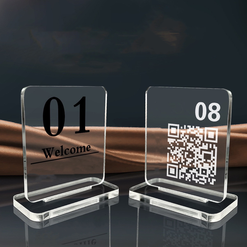 Acrylic Holder Table Card
