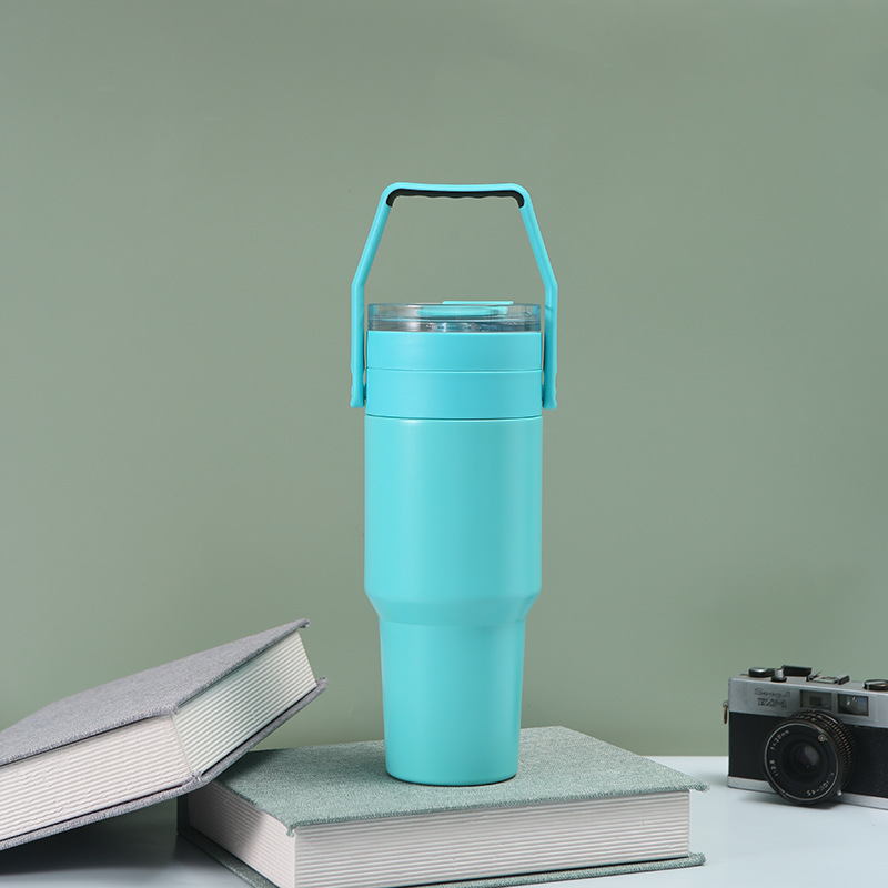 30oz Stainless Steel Cup Large Thermos With Handle
