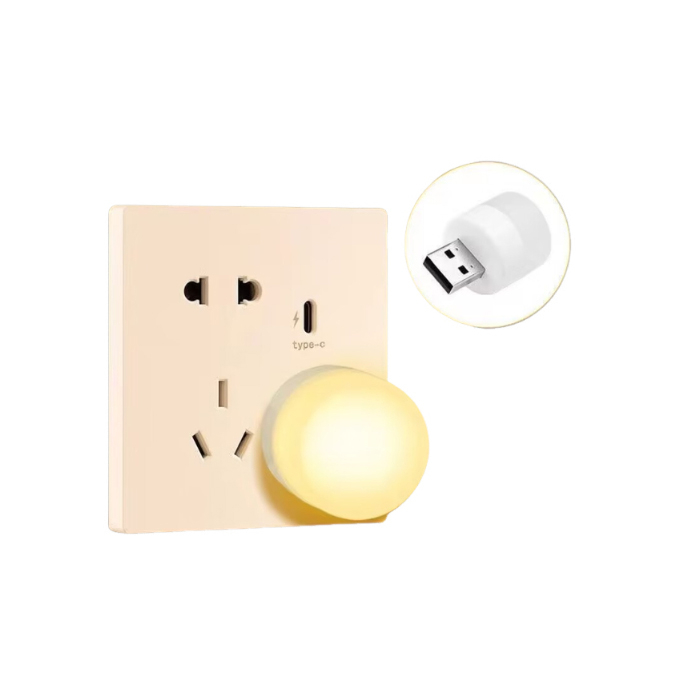 Custom LOGO Mini USB Plug Lamp Night Light