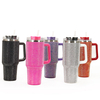 Customized Diamond Studded 40oz Insulated Tumbler