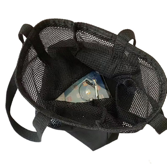 Openwork Mesh Tote Bag