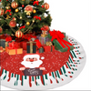 New Cartoon Round Elk Christmas Tree Decoration Base Mat
