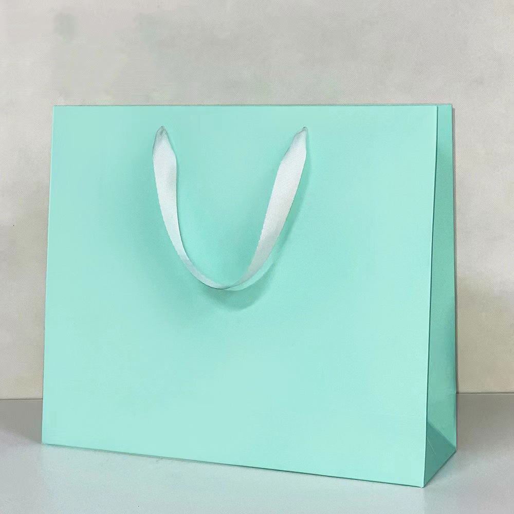 Paper Bag With Ribbon Handle