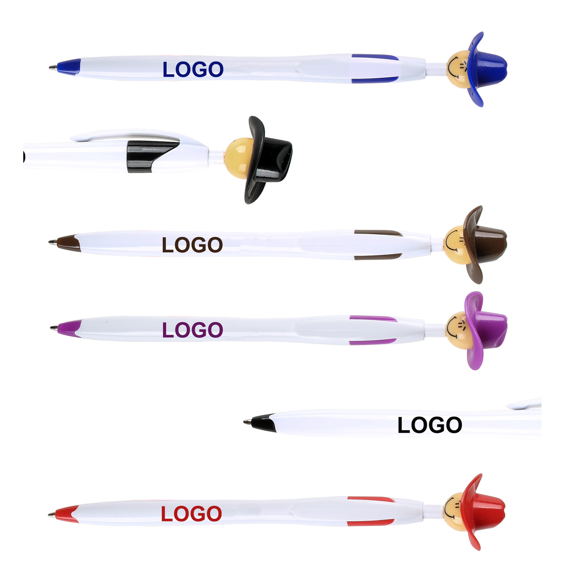 Cartoon Head Hat Ballpoint Pen