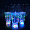 16oz Mulitcolor LED Straw Cups