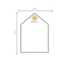 House-Shaped Magnetic Dry Erase Fridge Memo Board Whiteboard