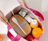 Macaron Color Insulated Lunch Bag with Zipper