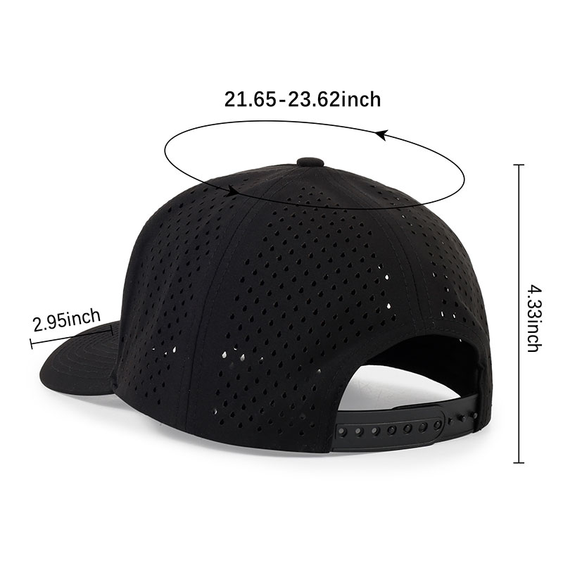 Quick Dry Perforated Mesh Baseball Caps Adjustable Snapback
