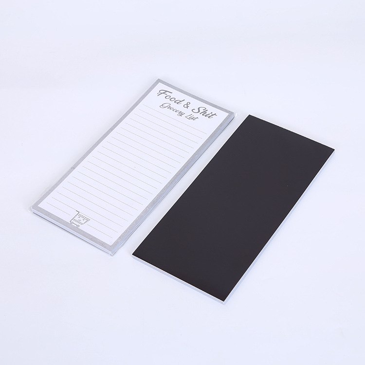 Custom Magnetic Fridge Notepad with Full Soft Magnet Backing