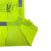 Class 2 Mesh Zip-Front Vest High Visibility Work Shirt