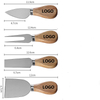 Custom 5-Piece Bamboo Cheese Knife Board Set