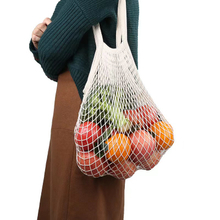 Cotton Mesh Grocery Tote Bag