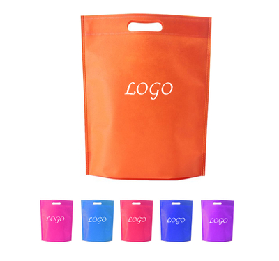 Printed Heat Sealed Die Cut Non-Woven Tote Shopping Grocery Bag