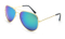  Color Mirrored Aviator Sunglasses