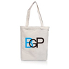 Canvas Tote Book Shopping Bag With Gusset