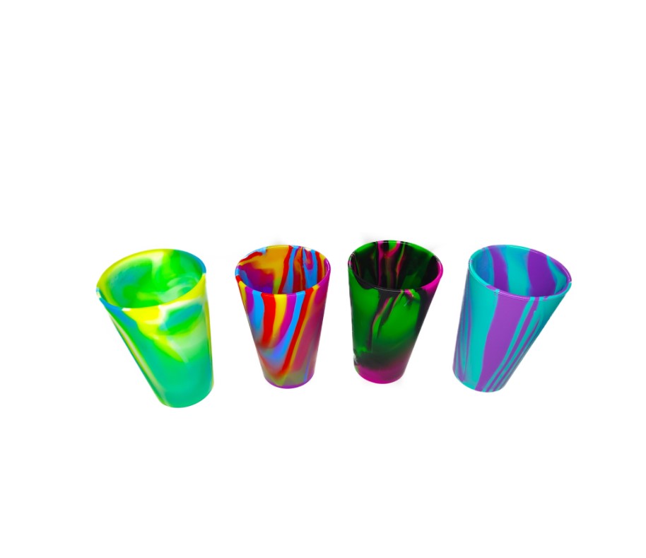 350ml Contracted Rainbow Blend Silicone Cup