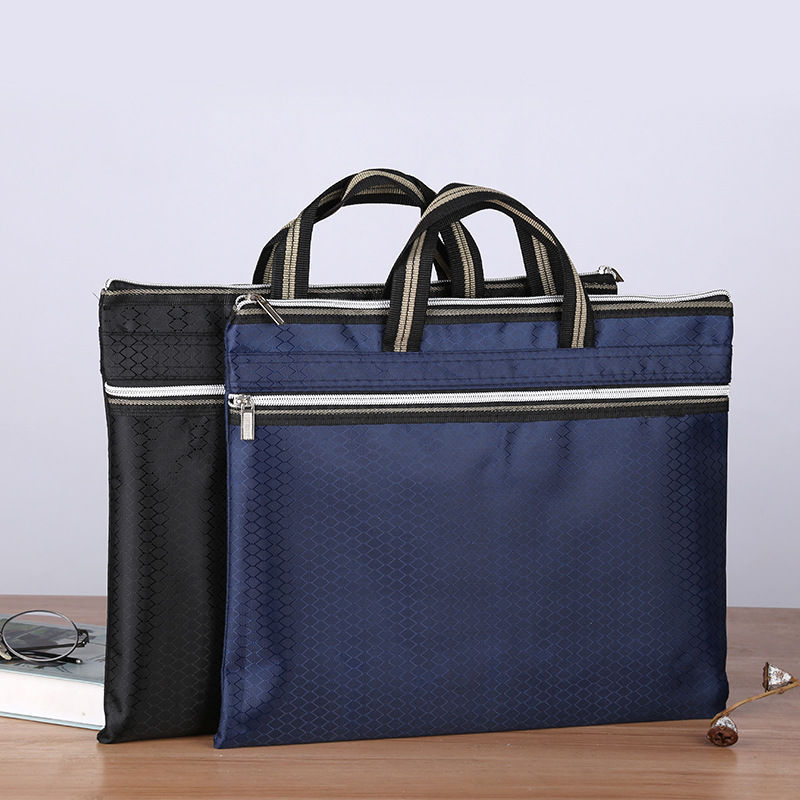Document Bag with Handle A4 documents Waterproof Zipper Bag