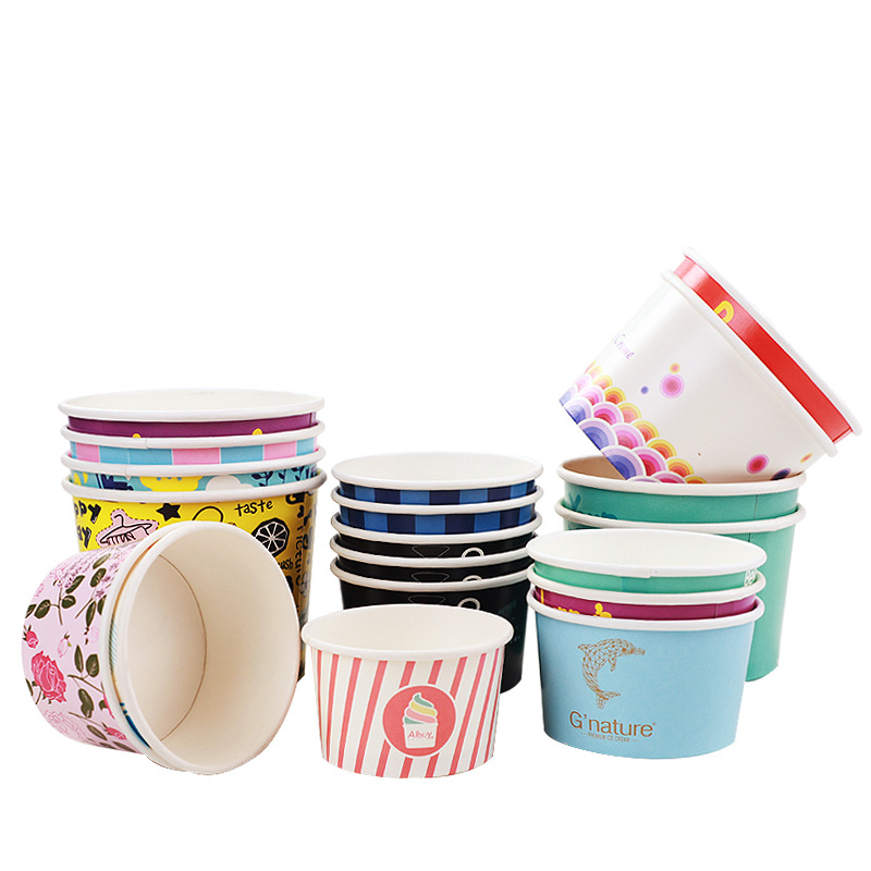 Paper Ice Cream Cup Food Containers