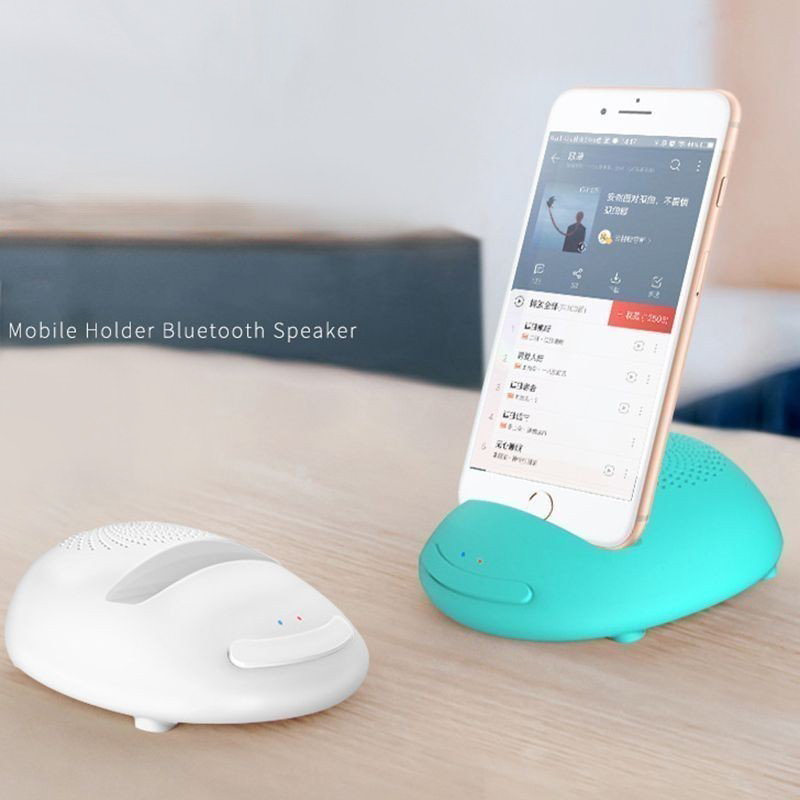 Cute Portable Wireless Speaker with Phone Holder Speaker for Home, Office