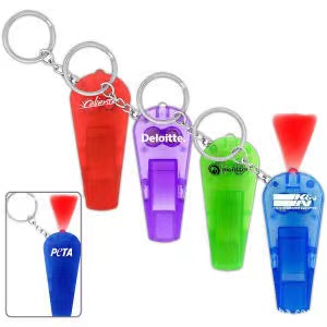 Whistle LED Key Chain