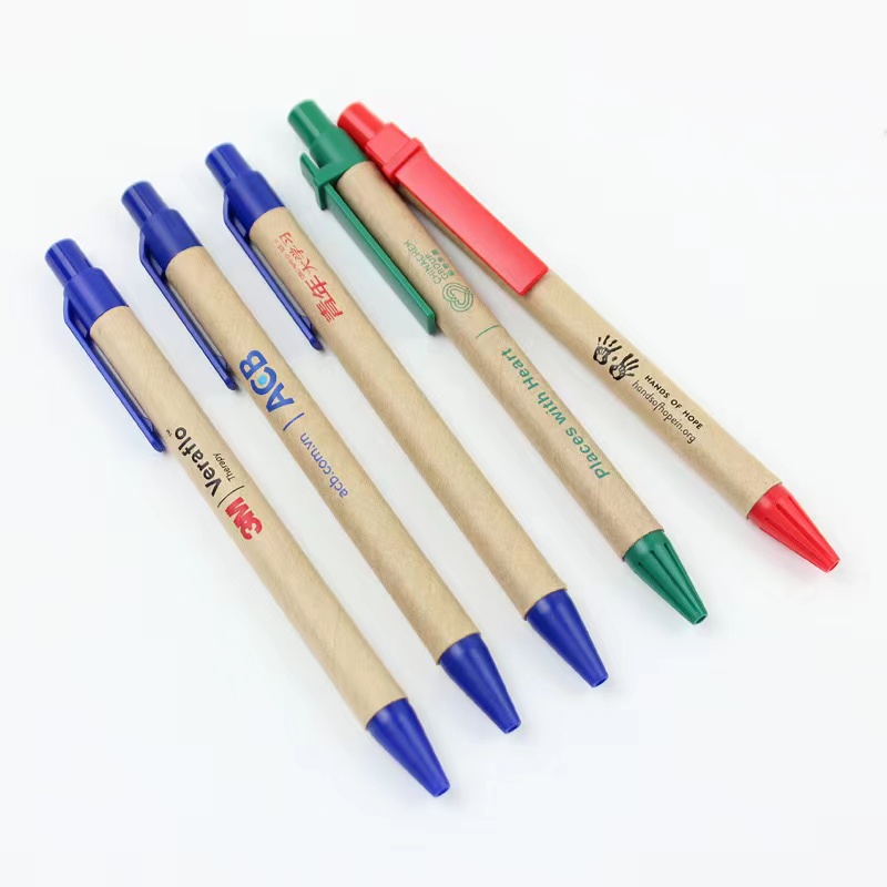 Kraft Paper Barrel Ballpoint Pen