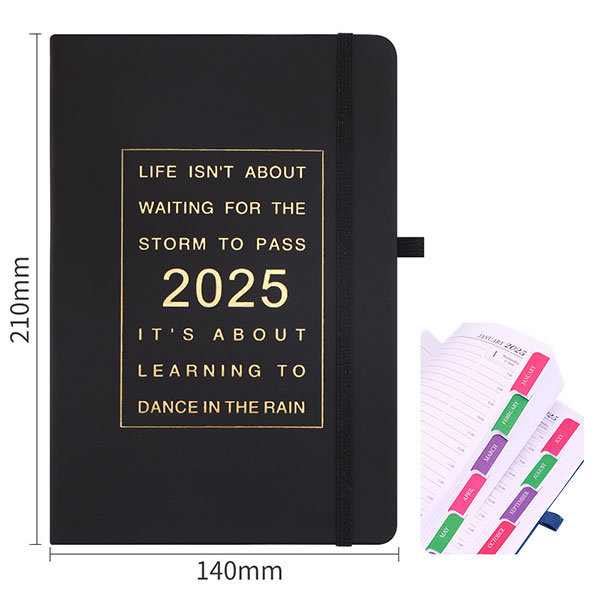 Customized 2025 Thickened 365 Day Daily Plan Book