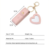 Portable Lipstick Mouth Red Envelope Coin Purse Keychain