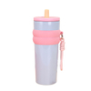 24oz Stainless Steel Straw Tumbler With Lifting Rope