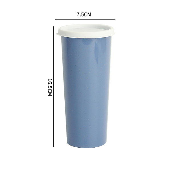 Cheap Wheat Straw Single Wall Covered Water Cup