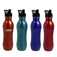304 Stainless Steel Curved Sports Water Bottle