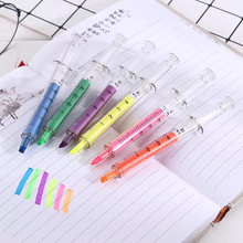Syringe Ball Pens With Highlighter