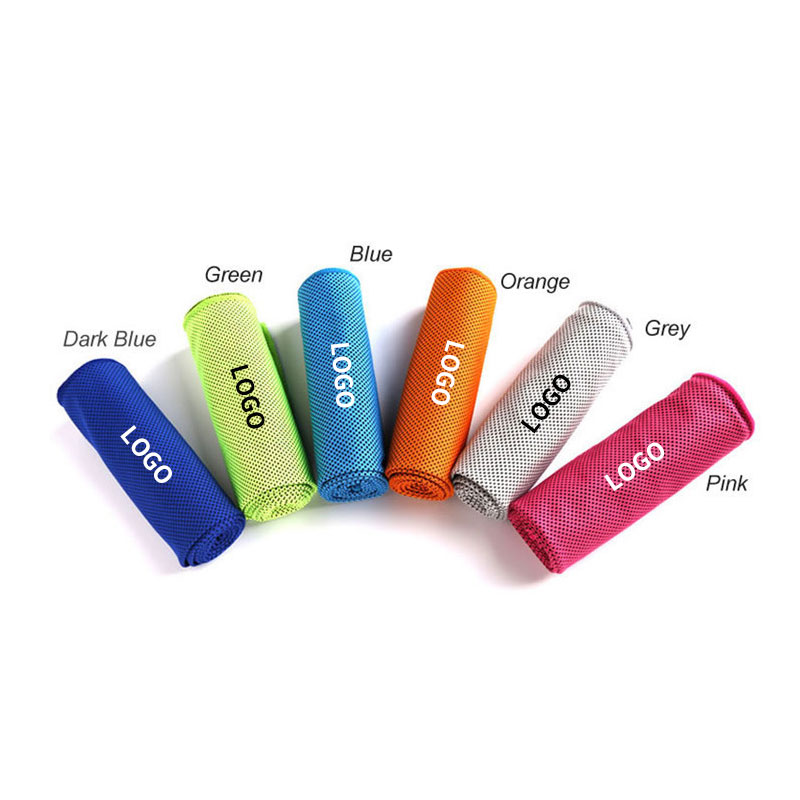 Sports Quick-dry Cooling Towel with Silicone Case Outdoor